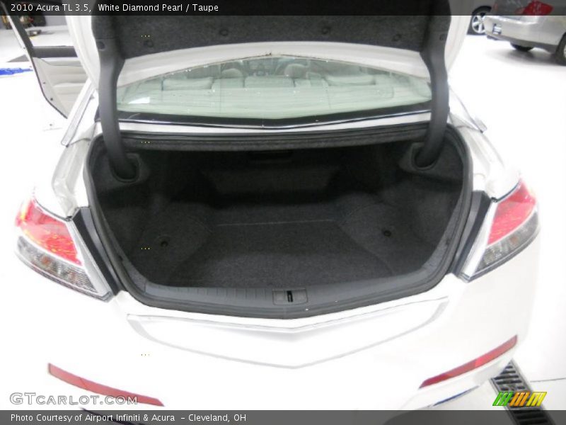White Diamond Pearl / Taupe 2010 Acura TL 3.5