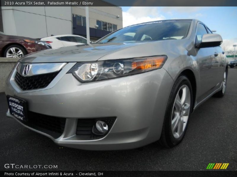 Palladium Metallic / Ebony 2010 Acura TSX Sedan
