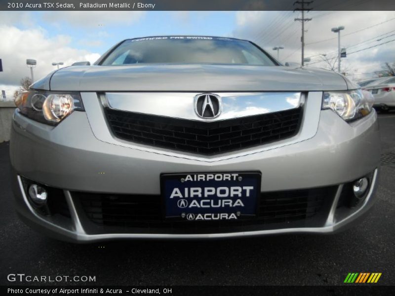 Palladium Metallic / Ebony 2010 Acura TSX Sedan