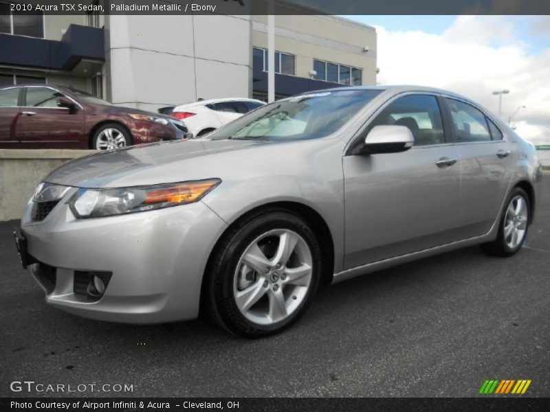 Palladium Metallic / Ebony 2010 Acura TSX Sedan
