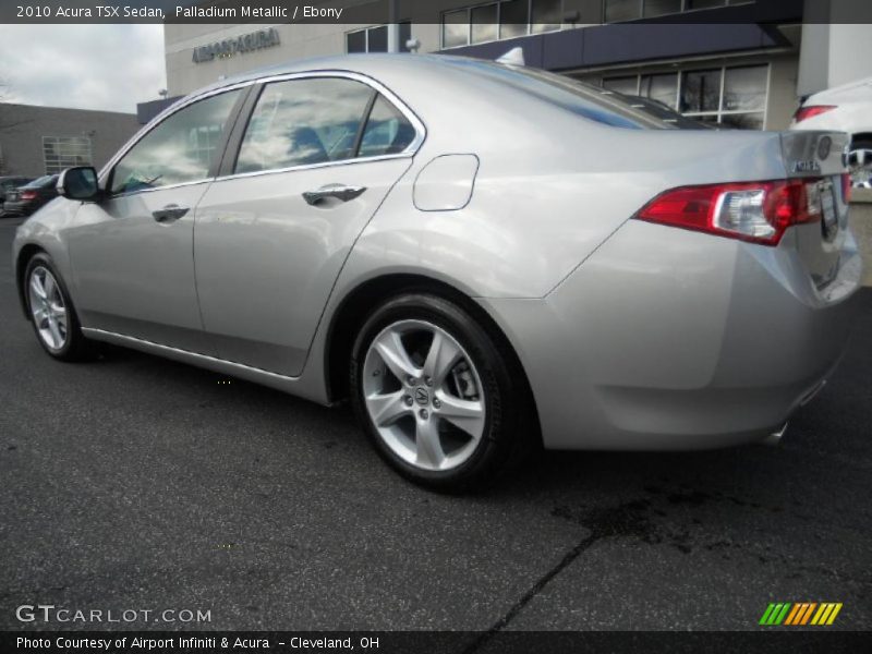 Palladium Metallic / Ebony 2010 Acura TSX Sedan