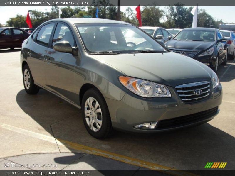 Natural Khaki / Beige 2010 Hyundai Elantra GLS