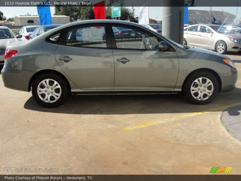 Natural Khaki / Beige 2010 Hyundai Elantra GLS