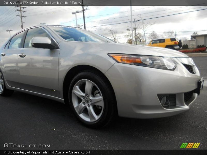 Palladium Metallic / Ebony 2010 Acura TSX Sedan