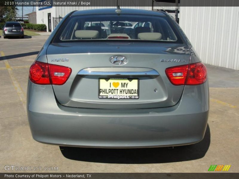 Natural Khaki / Beige 2010 Hyundai Elantra GLS