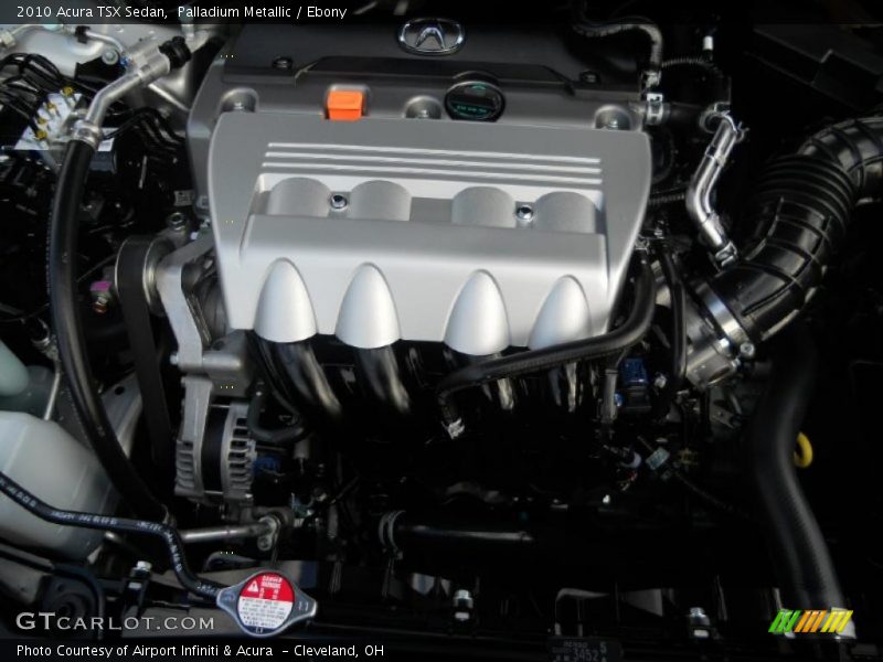 Palladium Metallic / Ebony 2010 Acura TSX Sedan