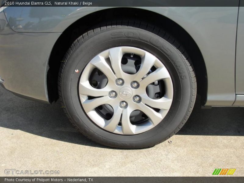 Natural Khaki / Beige 2010 Hyundai Elantra GLS