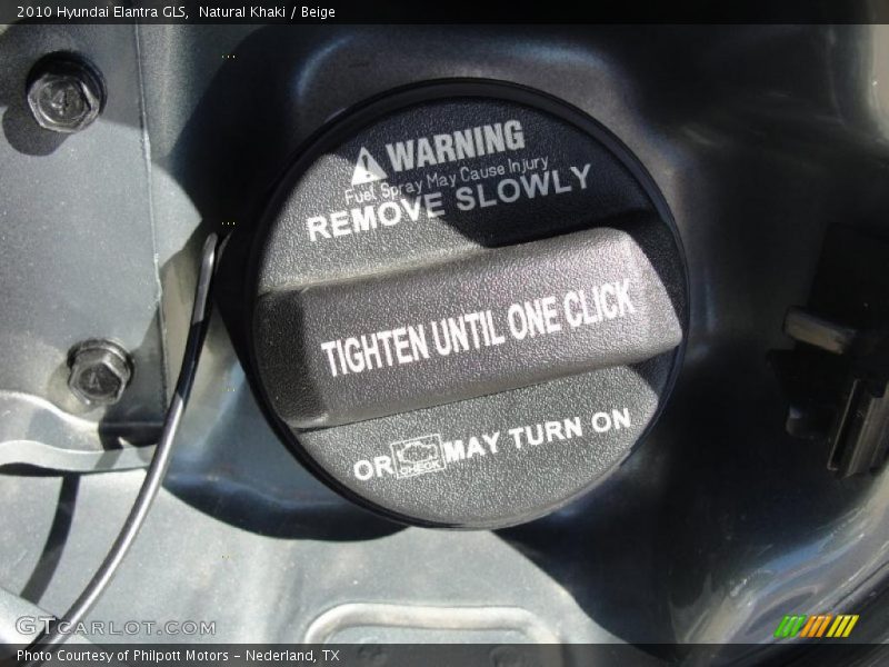 Natural Khaki / Beige 2010 Hyundai Elantra GLS