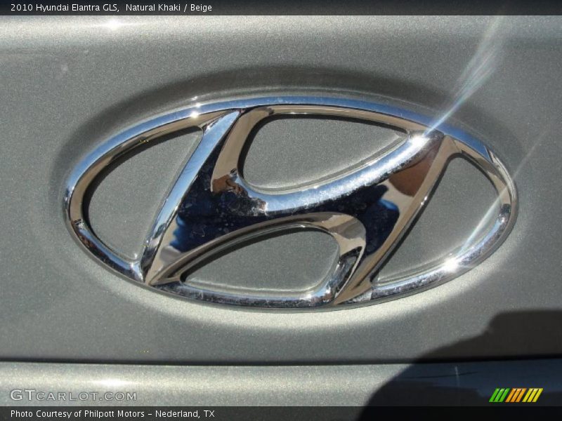 Natural Khaki / Beige 2010 Hyundai Elantra GLS