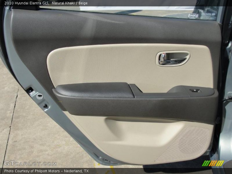 Natural Khaki / Beige 2010 Hyundai Elantra GLS