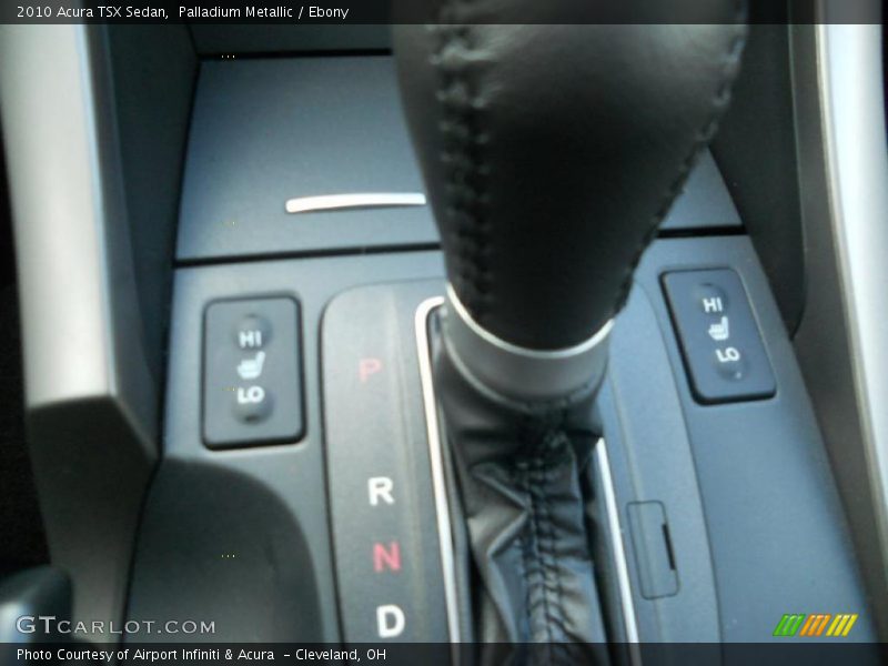 Palladium Metallic / Ebony 2010 Acura TSX Sedan