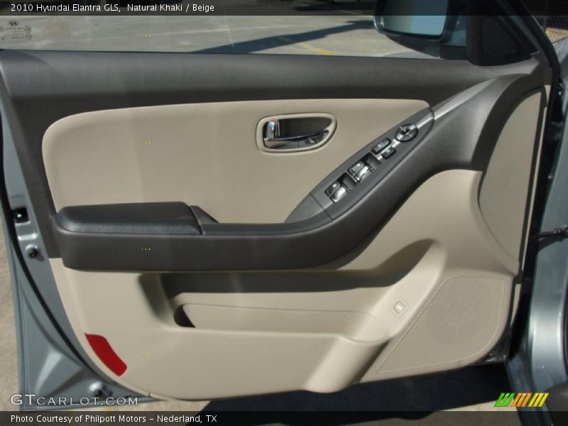 Natural Khaki / Beige 2010 Hyundai Elantra GLS