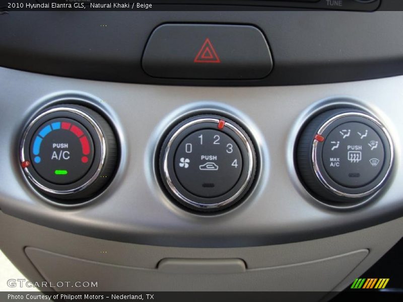 Natural Khaki / Beige 2010 Hyundai Elantra GLS