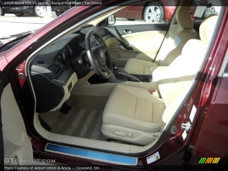 Basque Red Pearl / Parchment 2010 Acura TSX V6 Sedan