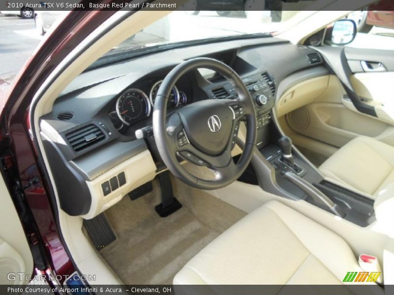 Parchment Interior - 2010 TSX V6 Sedan 