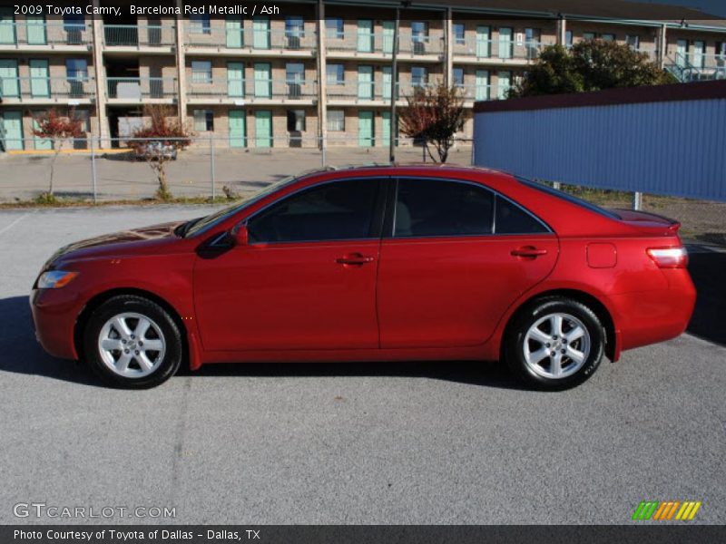Barcelona Red Metallic / Ash 2009 Toyota Camry
