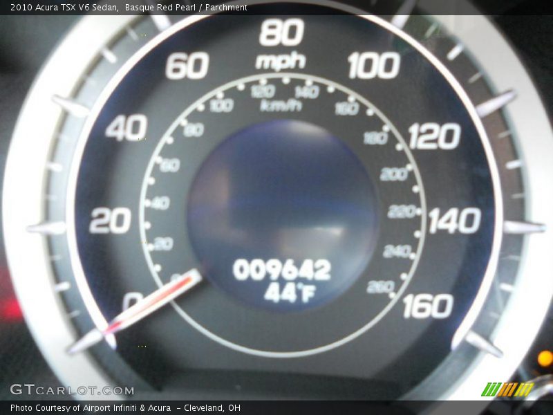 Basque Red Pearl / Parchment 2010 Acura TSX V6 Sedan