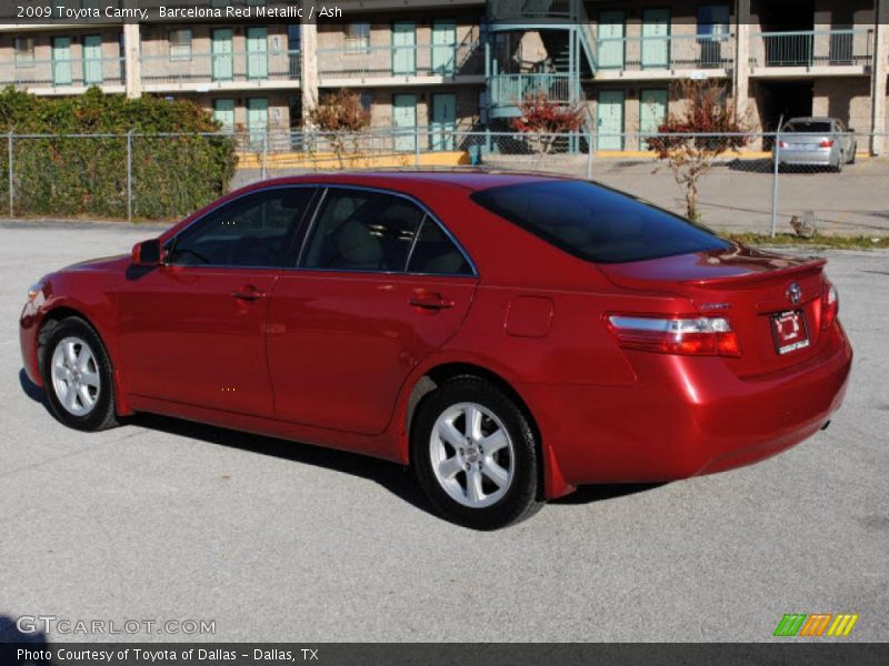Barcelona Red Metallic / Ash 2009 Toyota Camry