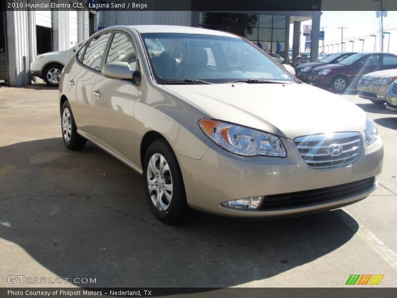 Laguna Sand / Beige 2010 Hyundai Elantra GLS