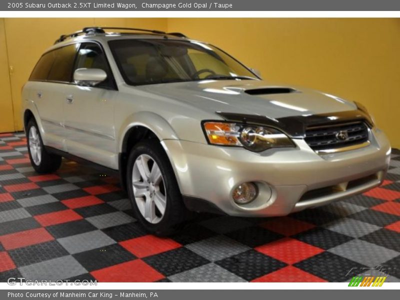 Champagne Gold Opal / Taupe 2005 Subaru Outback 2.5XT Limited Wagon