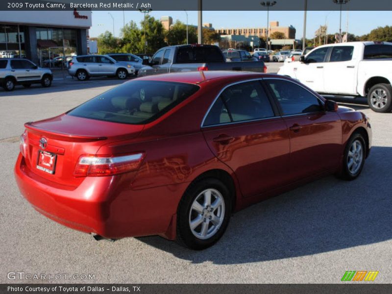 Barcelona Red Metallic / Ash 2009 Toyota Camry