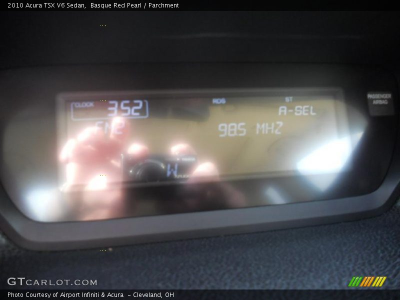 Basque Red Pearl / Parchment 2010 Acura TSX V6 Sedan