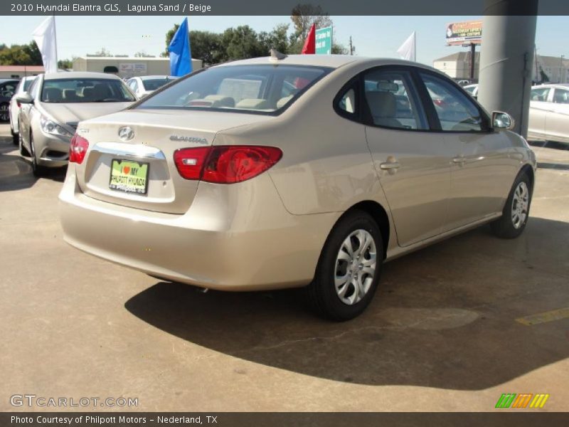 Laguna Sand / Beige 2010 Hyundai Elantra GLS