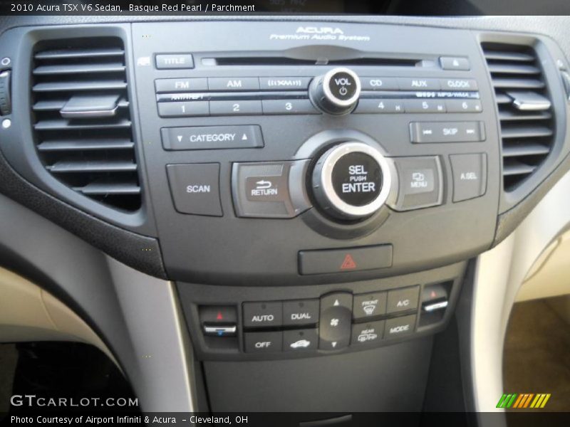 Controls of 2010 TSX V6 Sedan