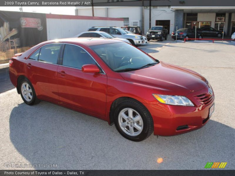 Barcelona Red Metallic / Ash 2009 Toyota Camry