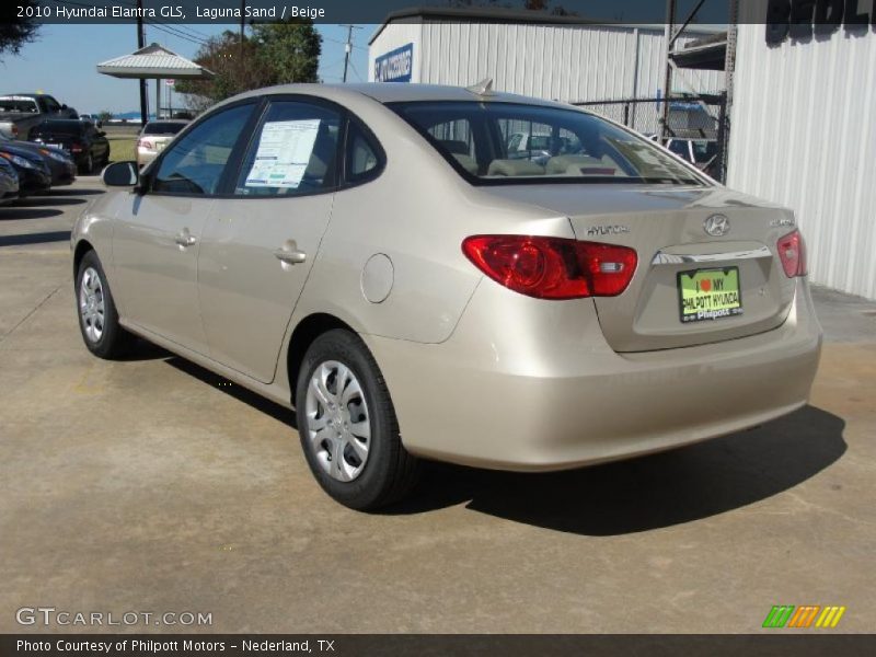 Laguna Sand / Beige 2010 Hyundai Elantra GLS