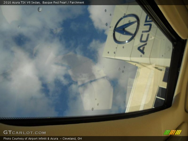 Basque Red Pearl / Parchment 2010 Acura TSX V6 Sedan