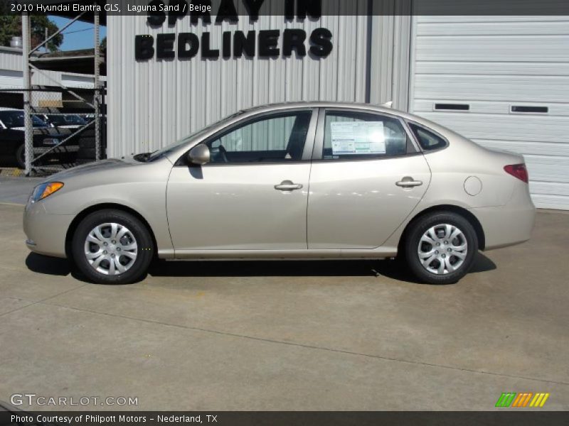 Laguna Sand / Beige 2010 Hyundai Elantra GLS