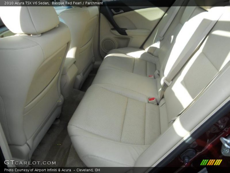 Basque Red Pearl / Parchment 2010 Acura TSX V6 Sedan