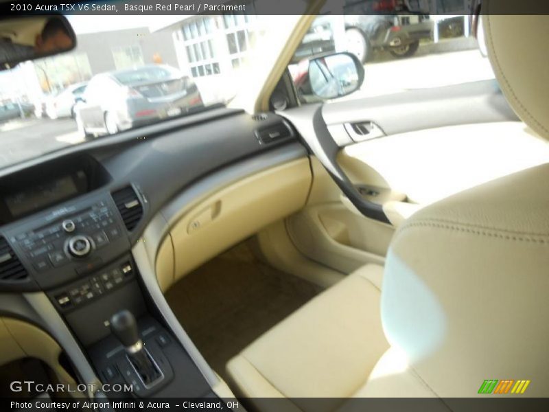 Basque Red Pearl / Parchment 2010 Acura TSX V6 Sedan