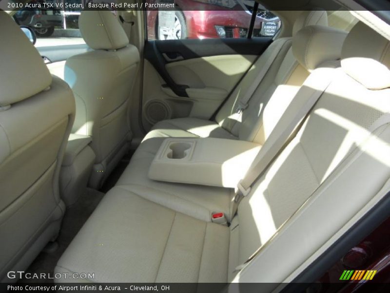 Basque Red Pearl / Parchment 2010 Acura TSX V6 Sedan