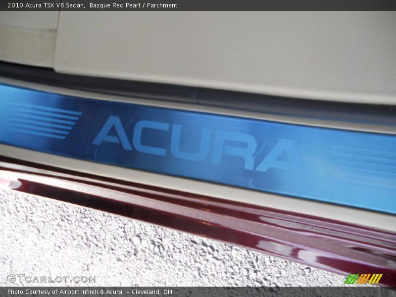 Basque Red Pearl / Parchment 2010 Acura TSX V6 Sedan