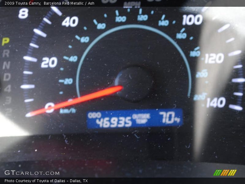 Barcelona Red Metallic / Ash 2009 Toyota Camry