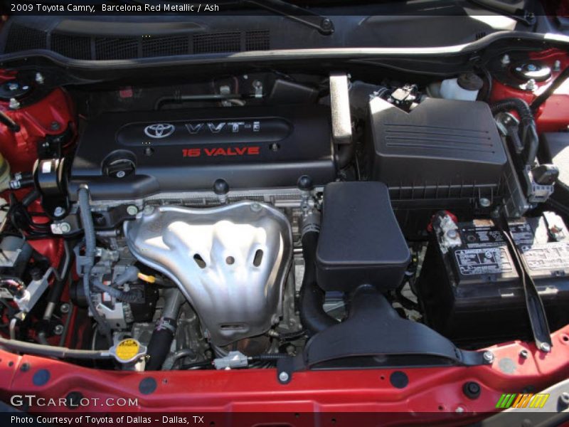 Barcelona Red Metallic / Ash 2009 Toyota Camry