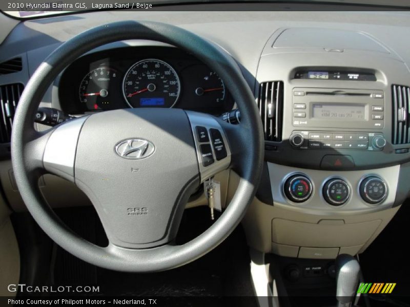 Laguna Sand / Beige 2010 Hyundai Elantra GLS