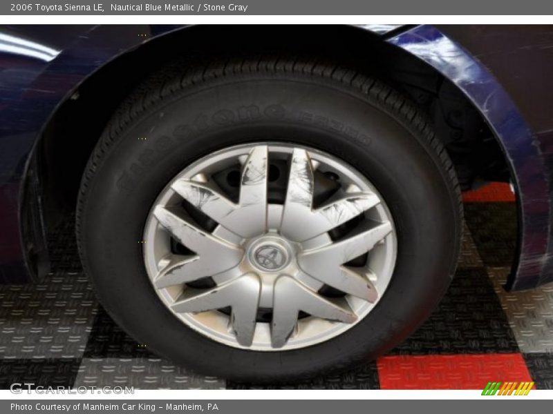 Nautical Blue Metallic / Stone Gray 2006 Toyota Sienna LE