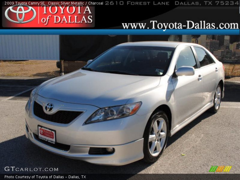 Classic Silver Metallic / Charcoal 2009 Toyota Camry SE