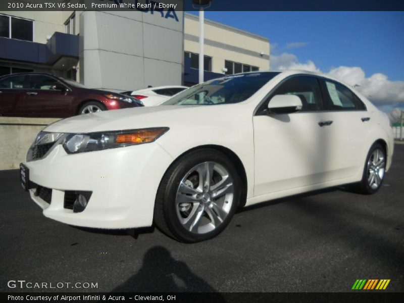 Front 3/4 View of 2010 TSX V6 Sedan