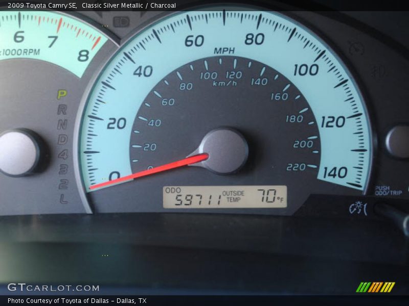 Classic Silver Metallic / Charcoal 2009 Toyota Camry SE