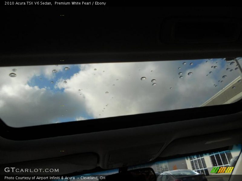 Premium White Pearl / Ebony 2010 Acura TSX V6 Sedan
