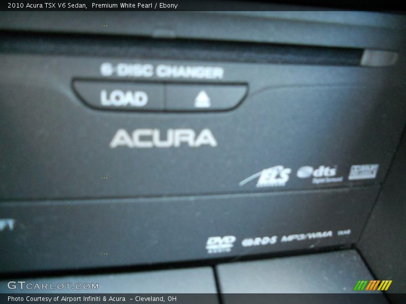Premium White Pearl / Ebony 2010 Acura TSX V6 Sedan