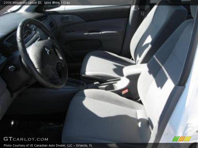 Igloo White / Gray 2006 Mitsubishi Lancer ES