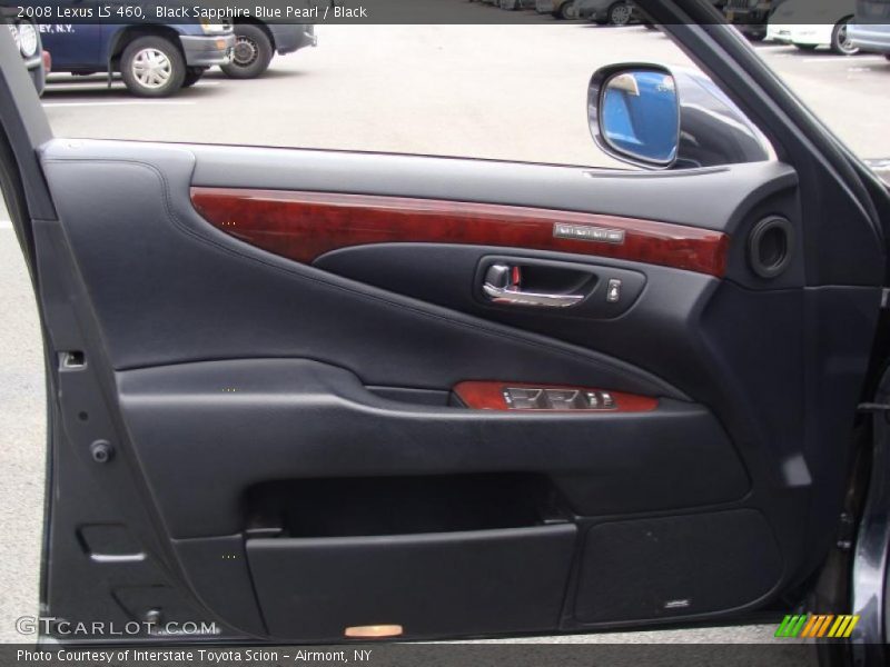 Black Sapphire Blue Pearl / Black 2008 Lexus LS 460