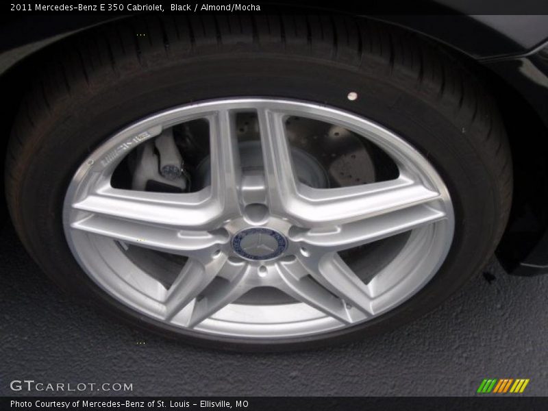 Black / Almond/Mocha 2011 Mercedes-Benz E 350 Cabriolet