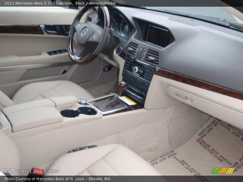 Black / Almond/Mocha 2011 Mercedes-Benz E 350 Cabriolet