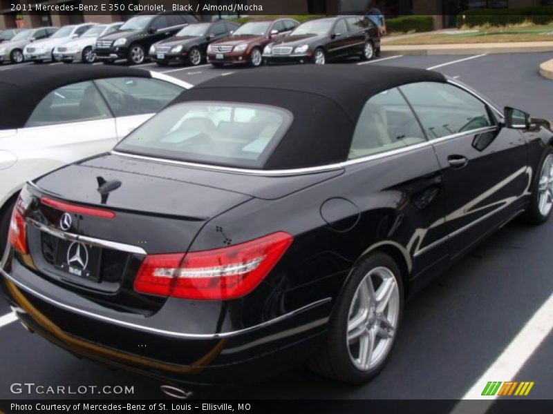 Black / Almond/Mocha 2011 Mercedes-Benz E 350 Cabriolet